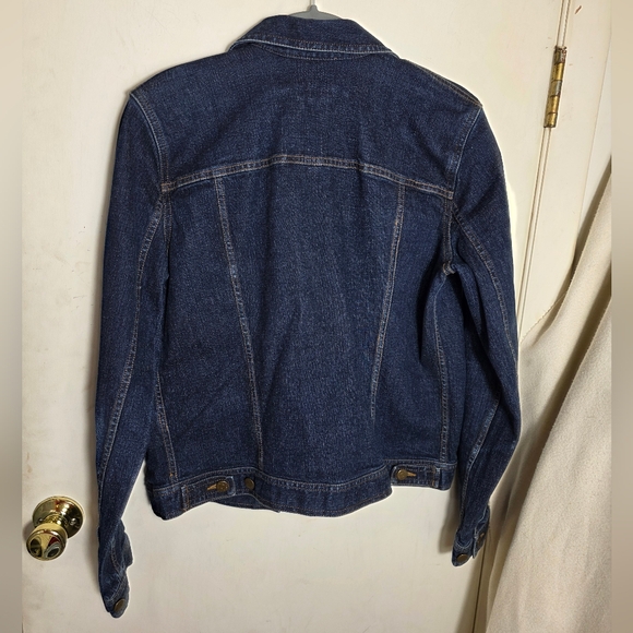 Lauren Jean Co Ralph Lauren Women's Size M Blue Denim Jacket - Picture 2 of 9